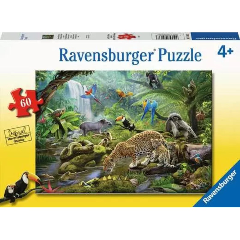 60 pc Rainforest Animals Puzzle