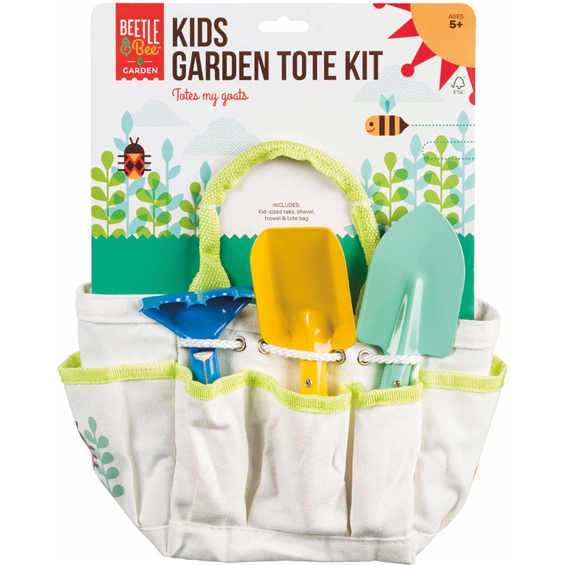 Beetle & Bee Kids Garden Tote Kit