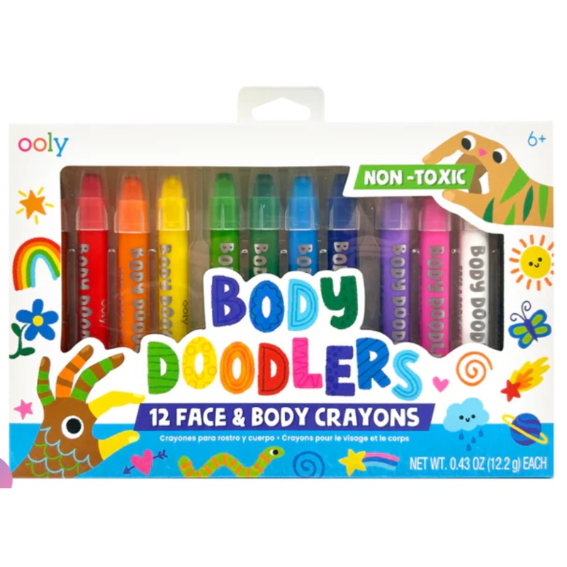Body Doodlers Face and Body Crayons