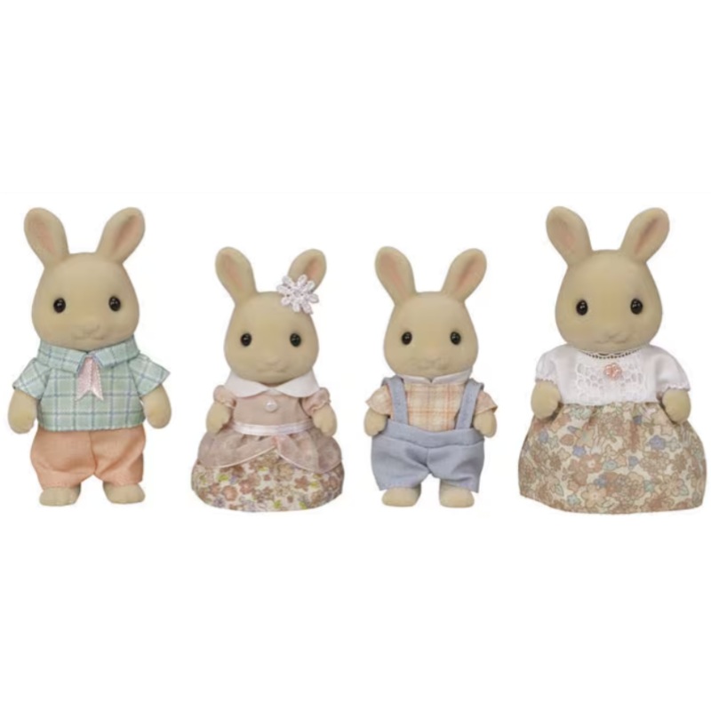 Calico Critters Milk Rabbit Family