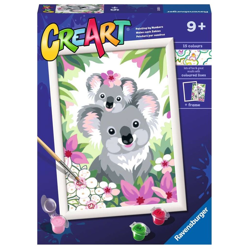 CreArt Painting by Numbers Koala Cuties