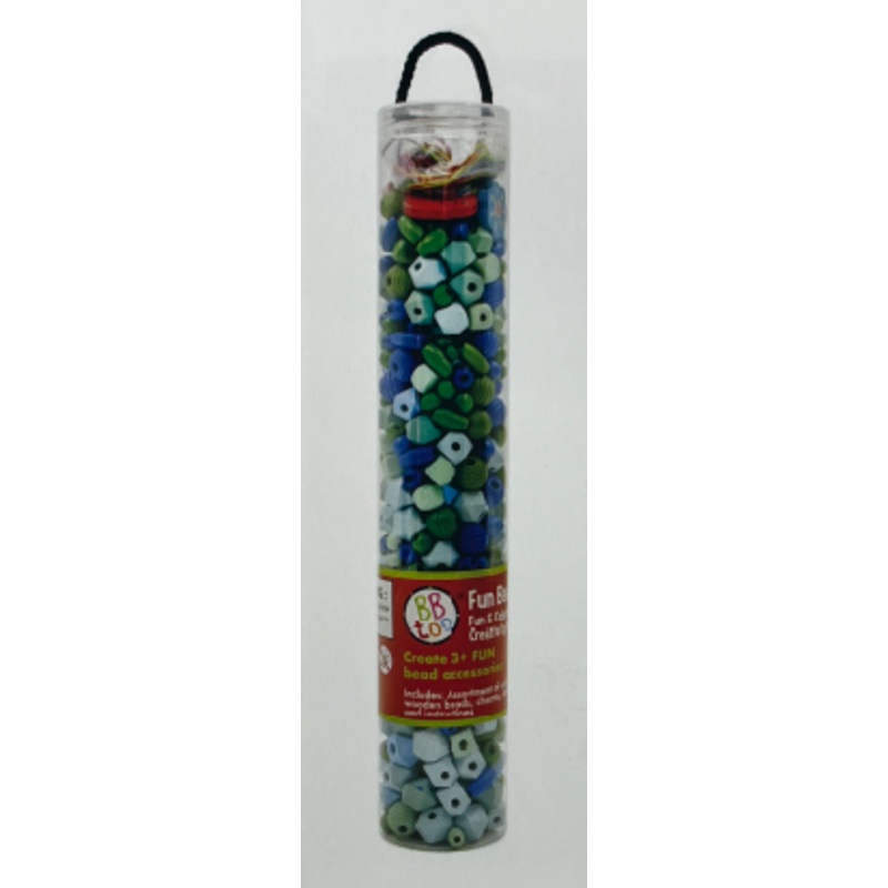 Fun Bead Tube – Blue & Green