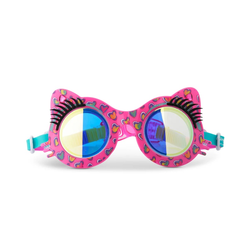 Purrty Pink Paws Kitty Youth Swim Goggles