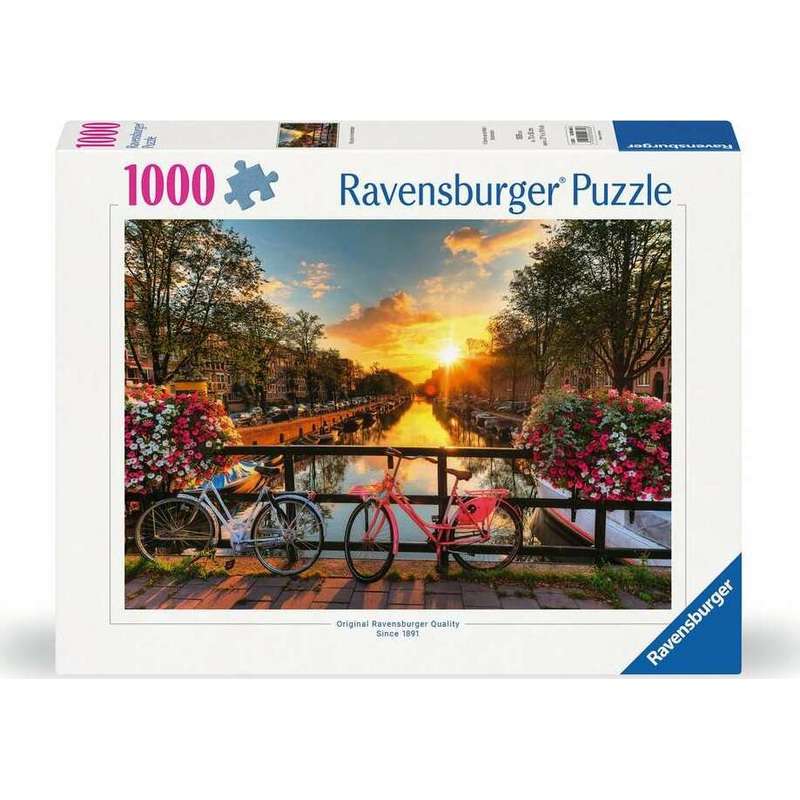 1000 pc Bicycles in Amsterdam Puzzle
