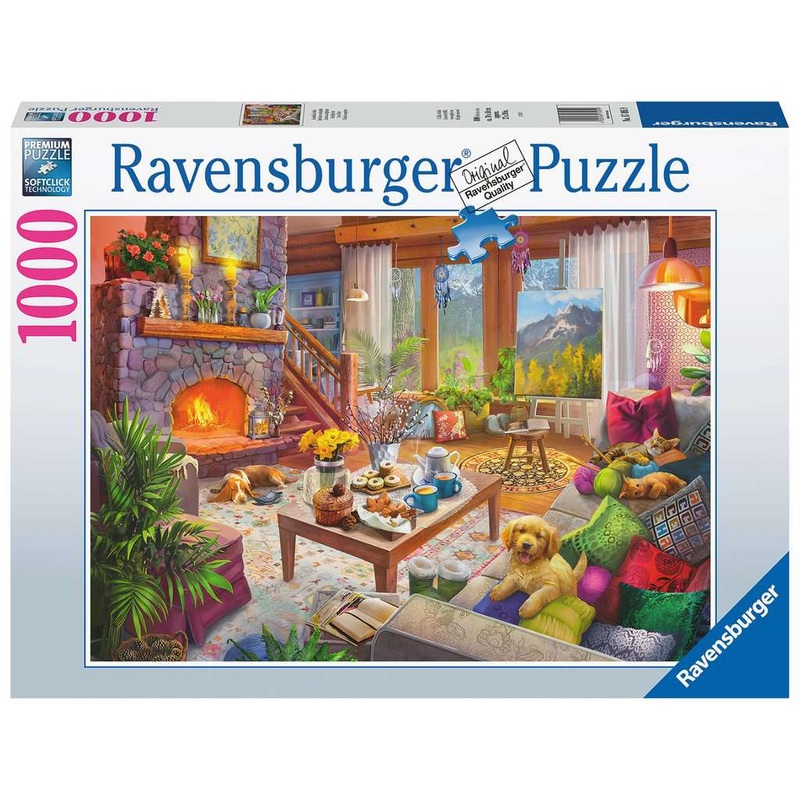 1000 pc Cozy Cabin Puzzle