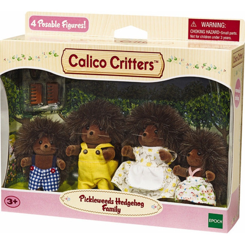 Calico Critters Pickleweeds Hedgehog Family