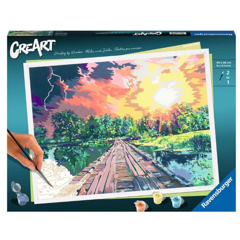 CreArt Painting by Number Magical Light