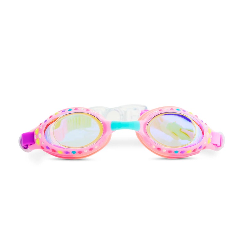 Tropical Rhinestone Pink Paradise Youth Swim Goggle