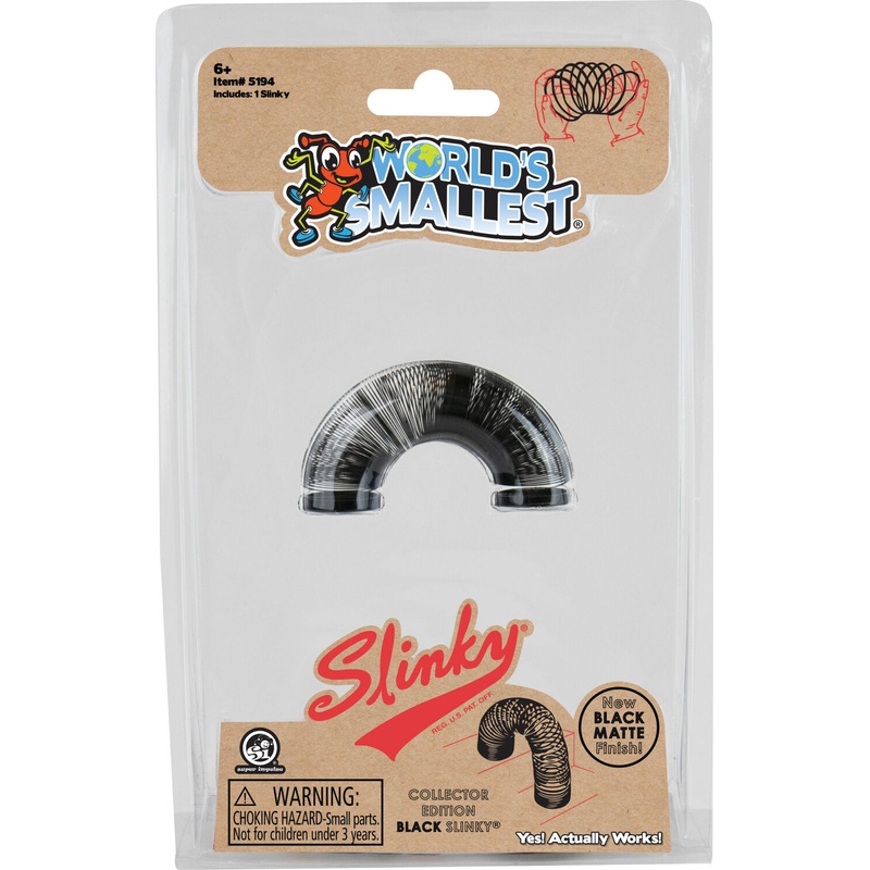World’s Smallest Black Slinky