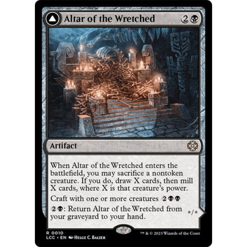 Altar of the Wretched // Wretched Bonemass (Foil) #0010 [LCI] [LCC]