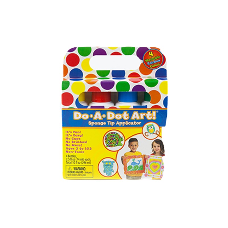 Do A Dot Markers 4-Pk Rainbow [Washable]
