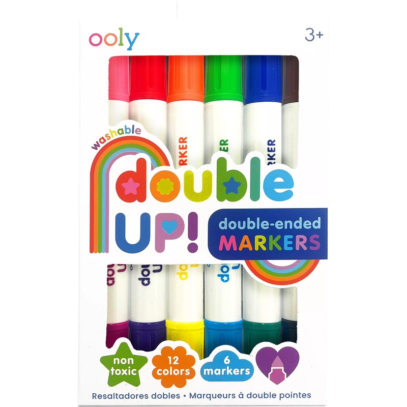 Double Up! Double-Ended Markers – 6 pk