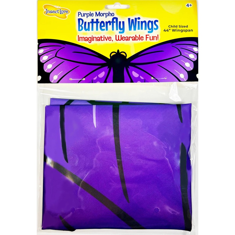 Purple Morpho Butterfly Wings