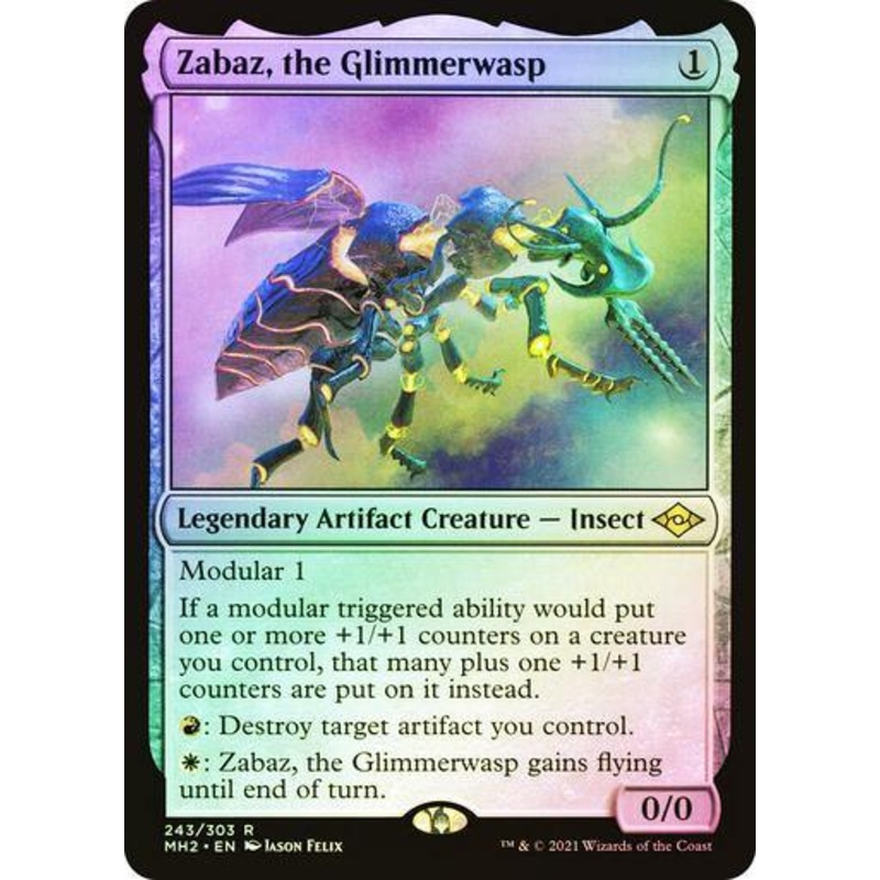 Zabaz, the Glimmerwasp (Foil)
