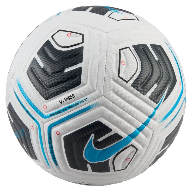 Academy Team Soccer Ball|WHITE/BLACK/BLUE|3|4|5