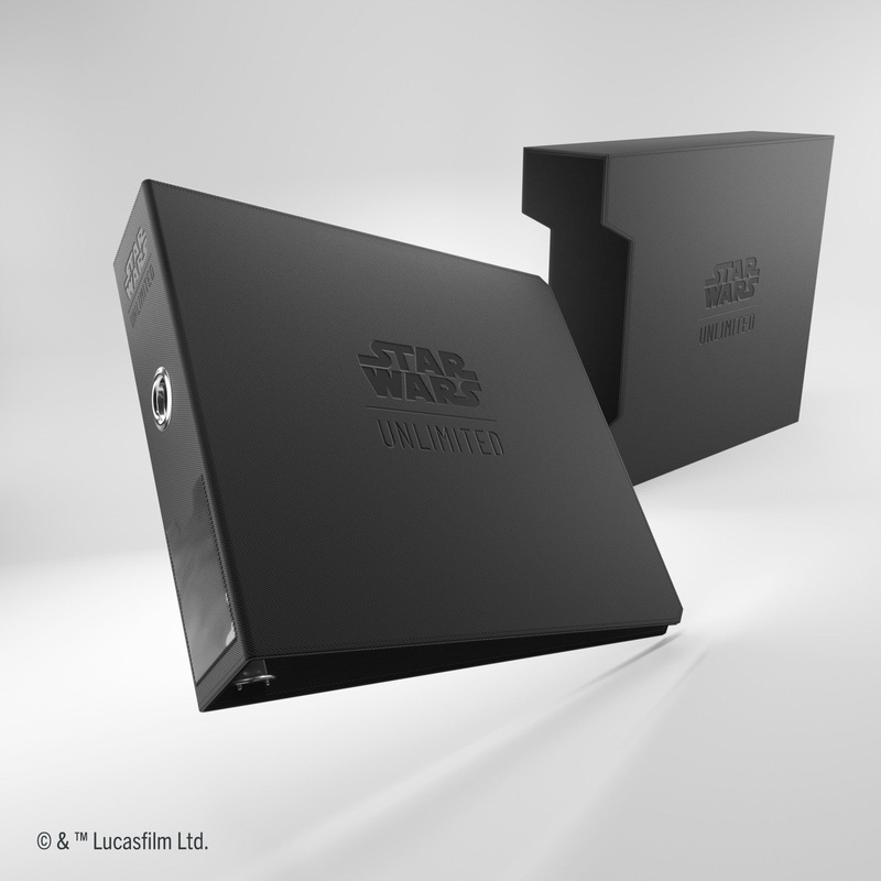 Black – Premium Cardport XL – 24 Pocket Slipcase Ring Binder – Star Wars Unlimited – Gamegenic