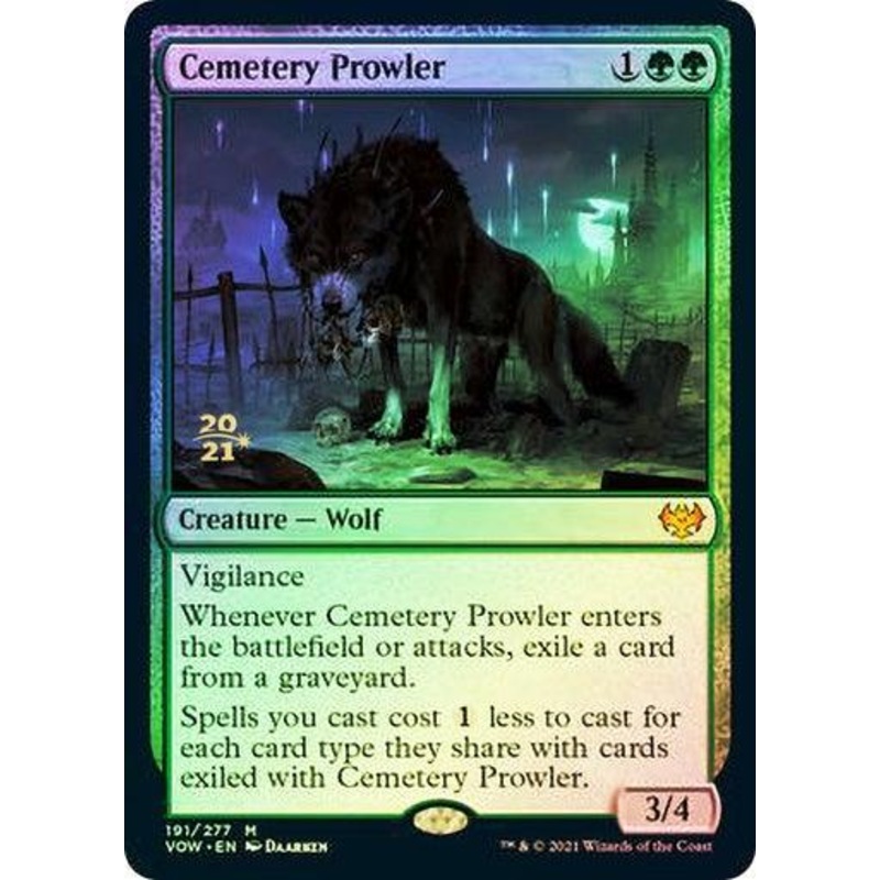 Cemetery Prowler (Prerelease) (Foil)