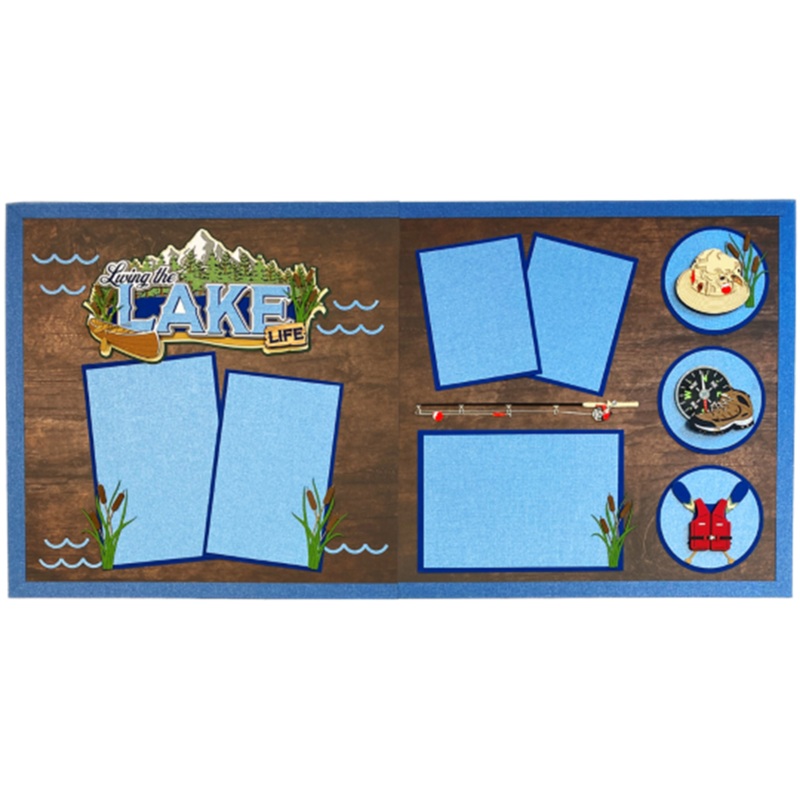 Living the Lake Life Page Kit – 2 Page Layout