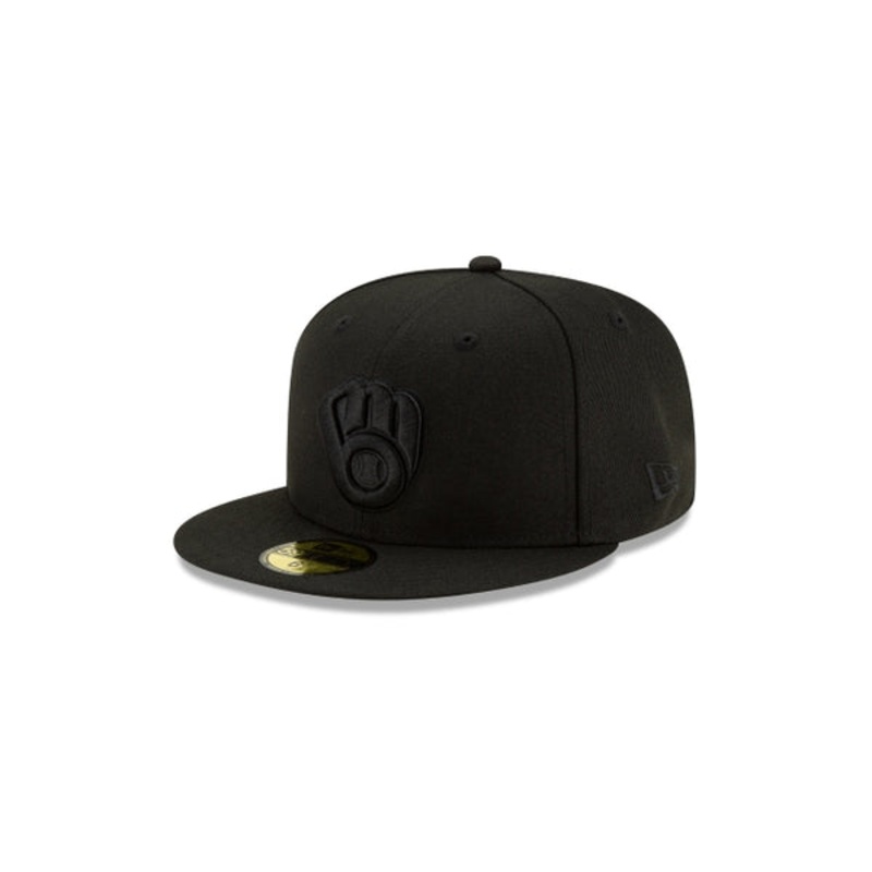 MLB Basic 59FIFTY Black/Black Fitted Cap