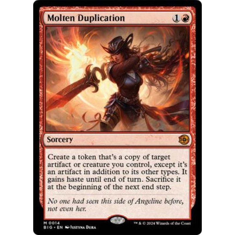 Molten Duplication #0014 R M [OTJ] [BIG]