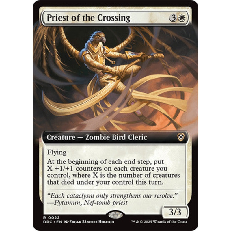 Priest of the Crossing (Extended Art) #0022 W R [DFT] [DRC]