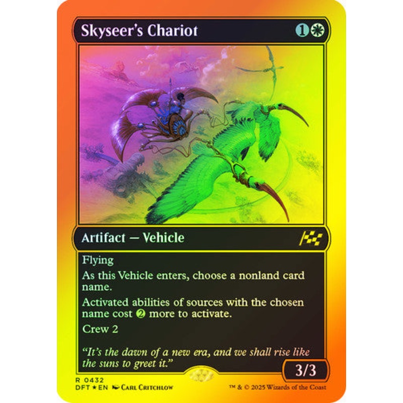 Skyseer’s Chariot (First-Place Foil) #0432 W R [DFT]