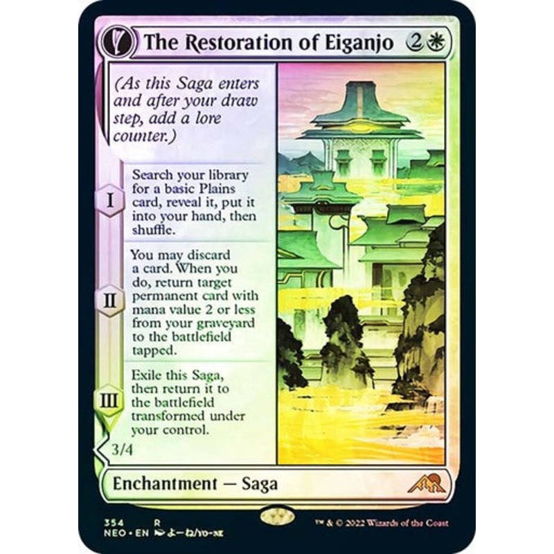 The Restoration of Eiganjo // Architect of Restoration (Showcase)(Foil)