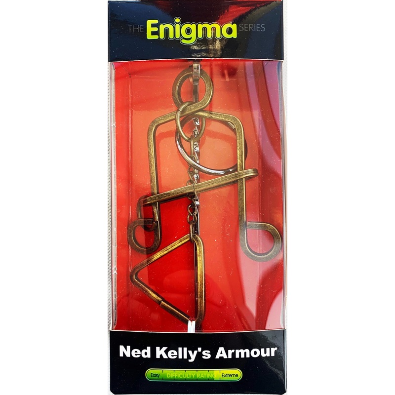 Enigma – Ned Kelly’s Armour on Metal stand