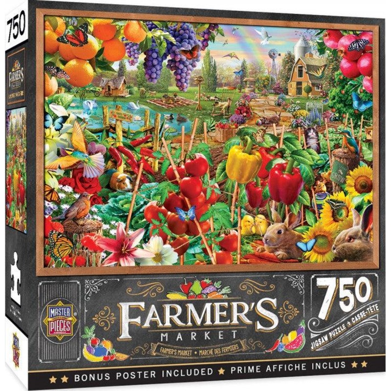 Masterpieces Farmer’s Market Plentiful Season  750pc Jigsaw Puzzle