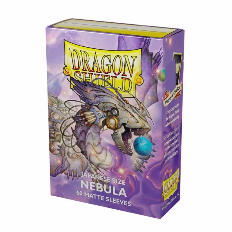 Nebula Purple – Matte Sleeves – Japanese Size Box 60 – Dragon Shield