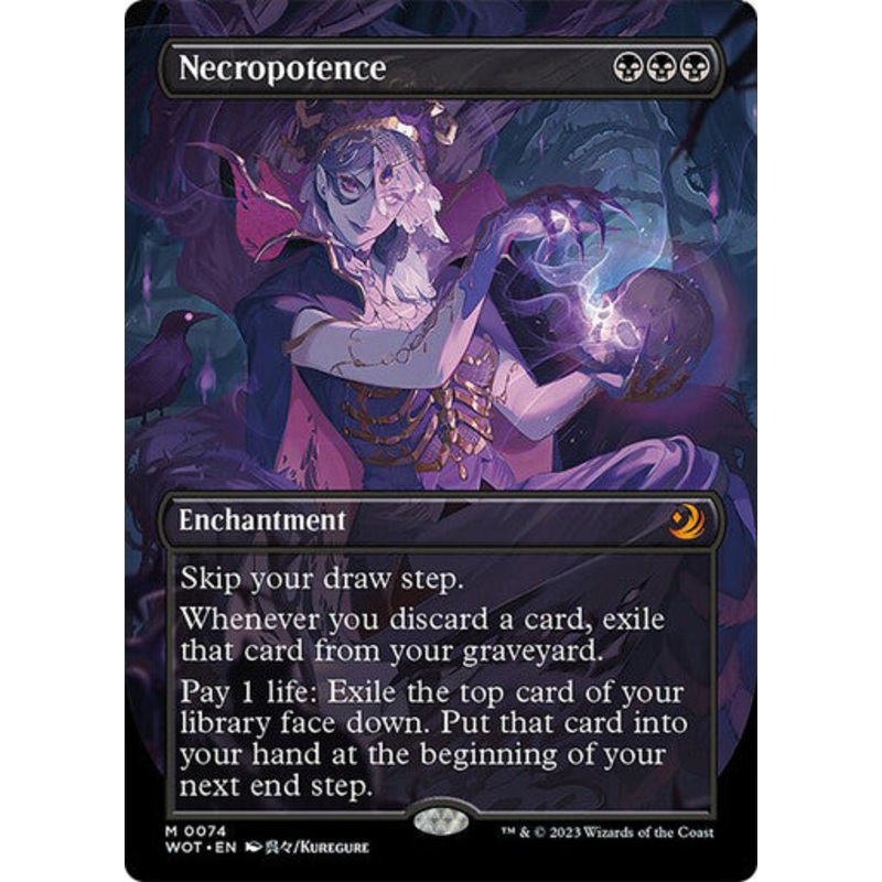 Necropotence (anime borderless) #0074 [WOE] [WOT]