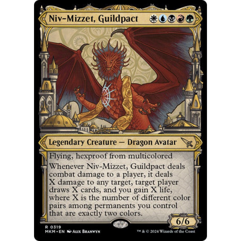 Niv-Mizzet, Guildpact (Showcase Ravnica City) #0319 [MKM]