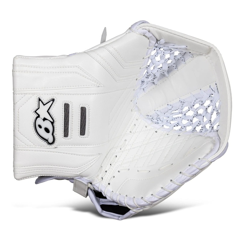 OPTik 3 Senior Goalie Catcher|WHITE/WHITE|REGULAR