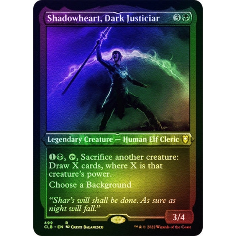 Shadowheart, Dark Justiciar (Foil Etched)