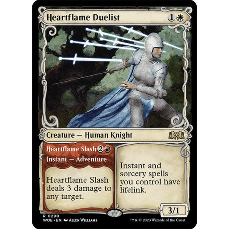 Heartflame Duelist (showcase) #0290 [WOE]