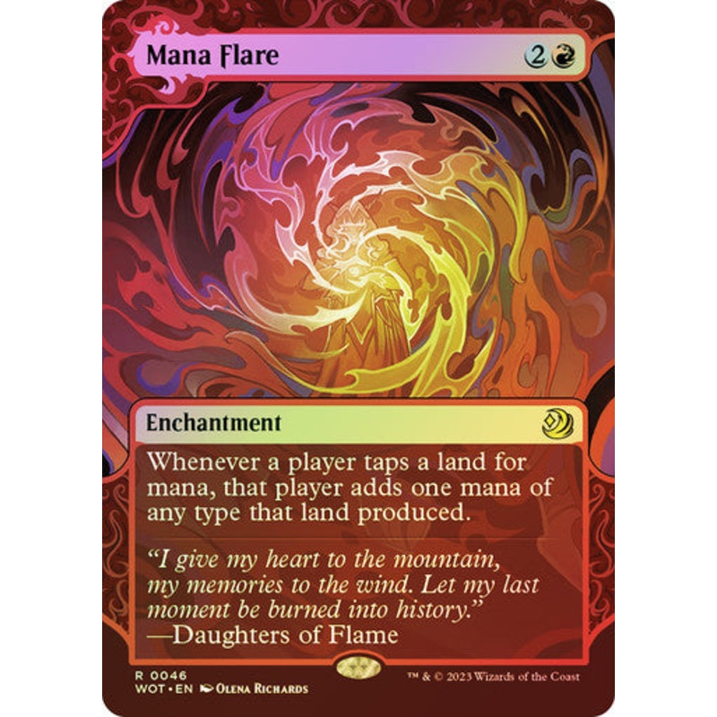 Mana Flare (enchanting tale foil) #0046 [WOE] [WOT]