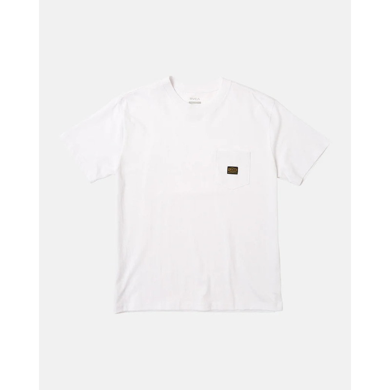 Men’s Americana Label T-Shirt|WHITE|S|M|L|XL