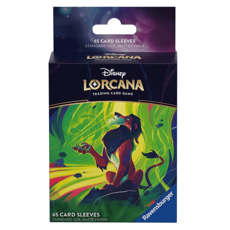 Scar Vengeful Lion – Azurite Sea [S6] – Lorcana Standard Size Matte Art Sleeves – Pack 65 – Ravensburger