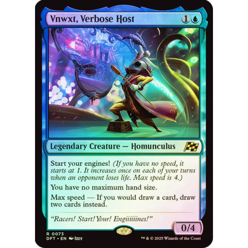 Vnwxt, Verbose Host (Foil) #0073 Bu R [DFT]