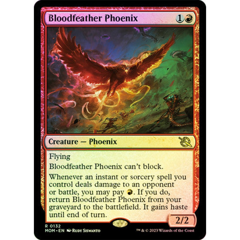 Bloodfeather Phoenix (foil) #0132 [MOM]