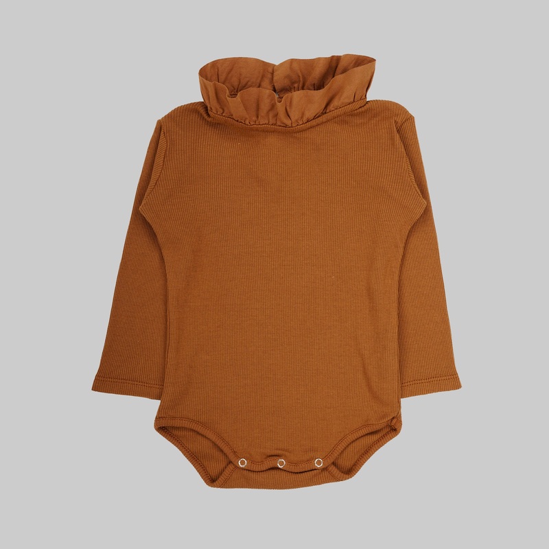 FLOWER Body Rust|6m|12m|Organic Cotton