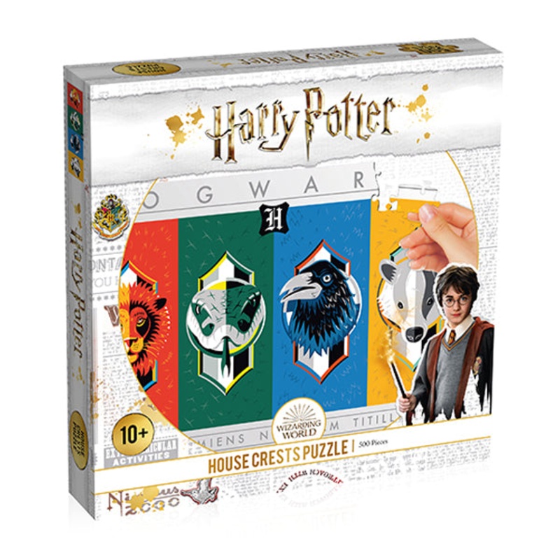 House Crests – Harry Potter – 500pc Jigsaw Puzzle – WM00369
