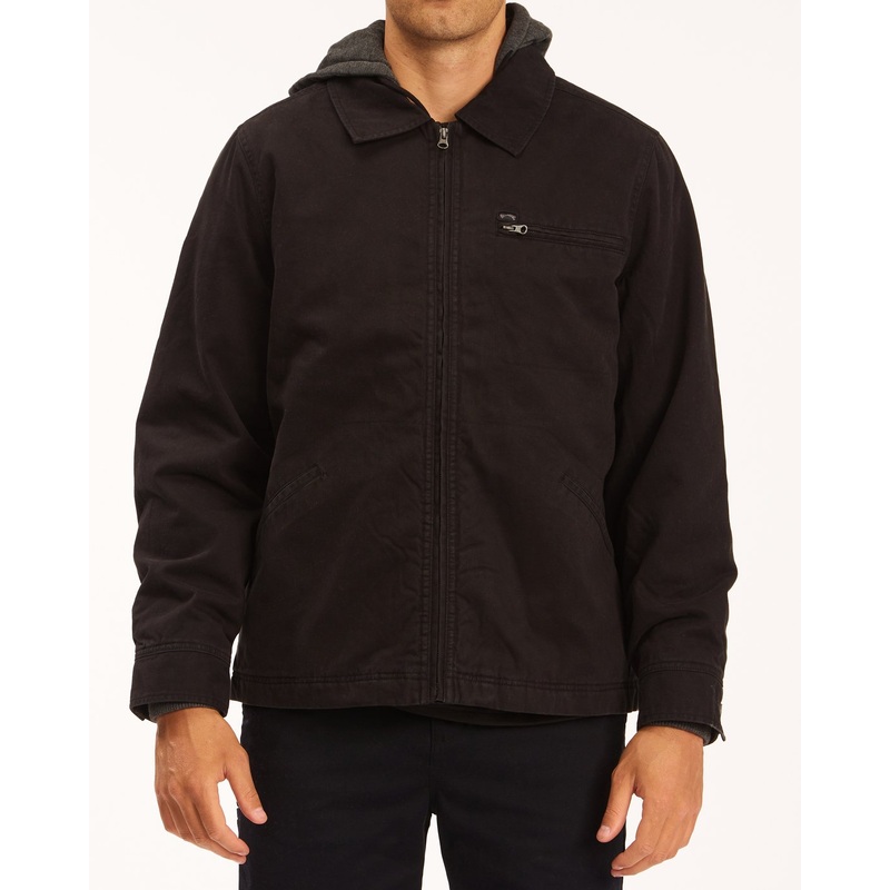 Men’s Barlow Hooded Jacket|BLACK|CLAY|M|L|XL|XXL