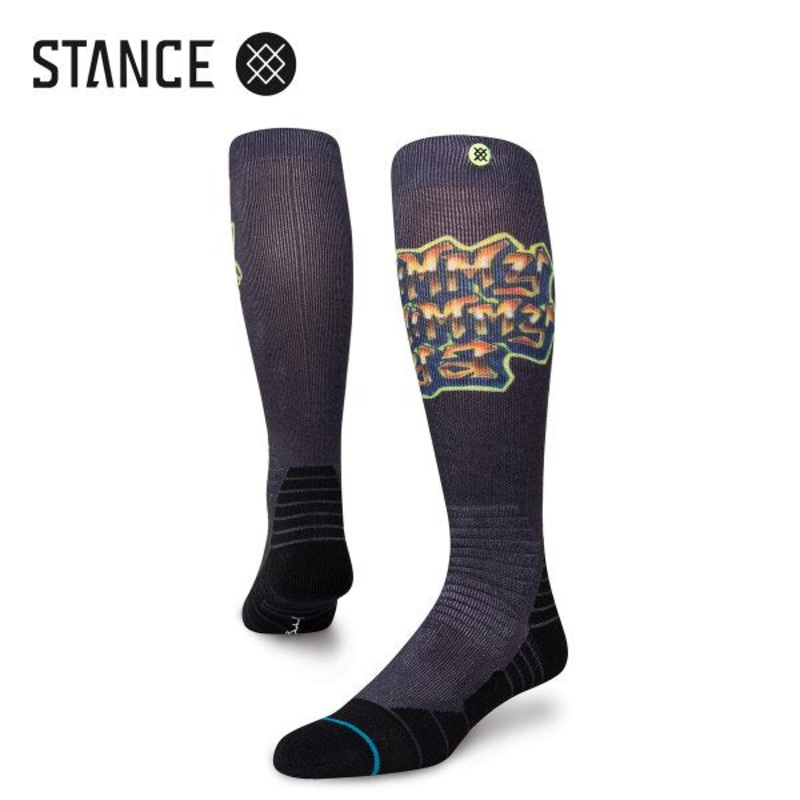 RAW SNOW OTC SOCKS|BLACK|M|L|BLACK|M|L