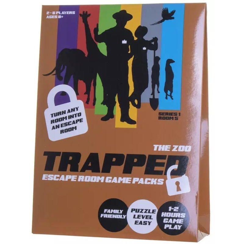 Trapped: Escape Room Game Pack – The Zoo