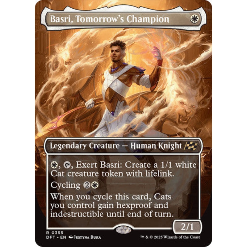 Basri, Tomorrow’s Champion (Borderless) #0355 W R [DFT]