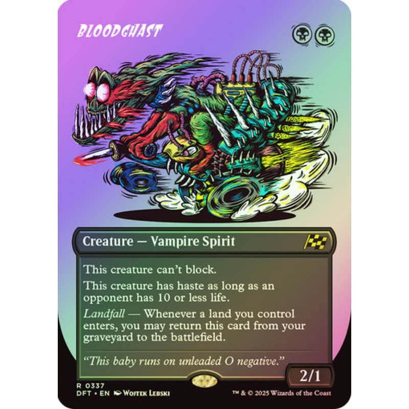 Bloodghast (Bordless Foil) #0337 Bk R [DFT]