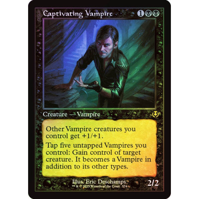 Captivating Vampire (Retro Frame Foil) #0374 Bk R [INR]