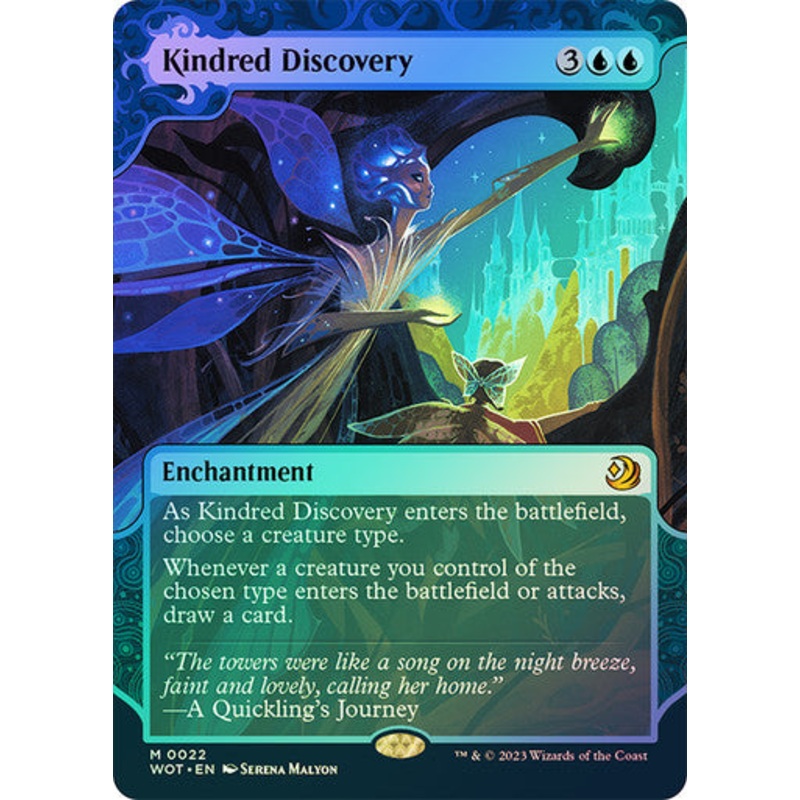 Kindred Discovery (enchanting tale foil) #0022 [WOE] [WOT]