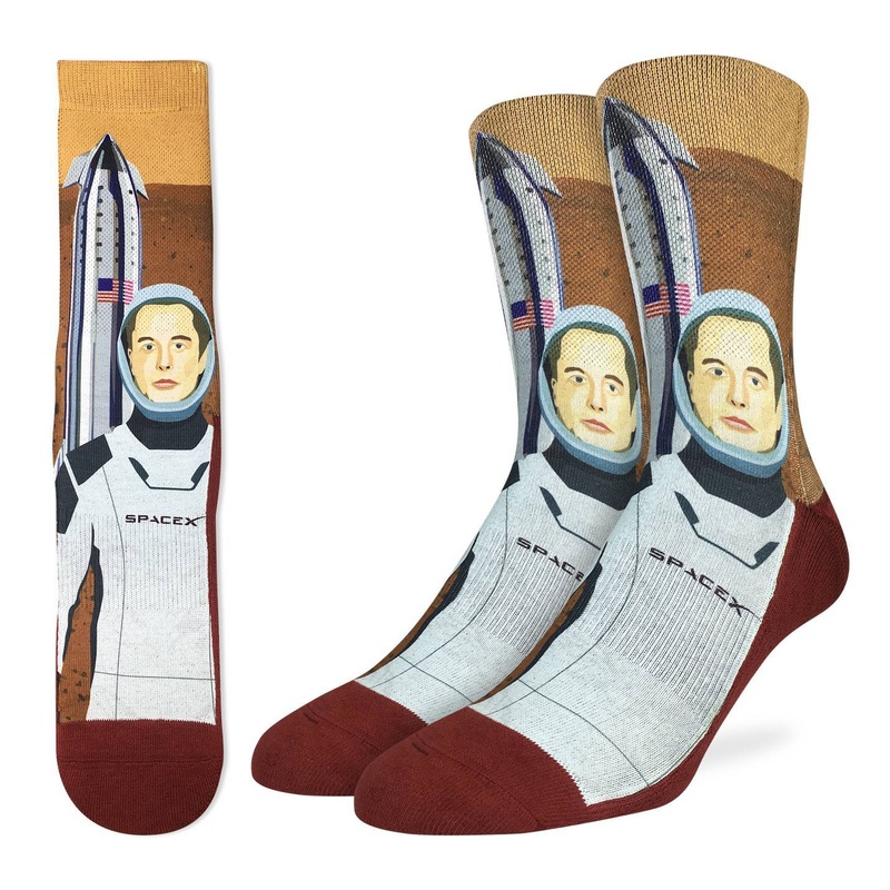 Men’s Elon Musk On Mars Socks